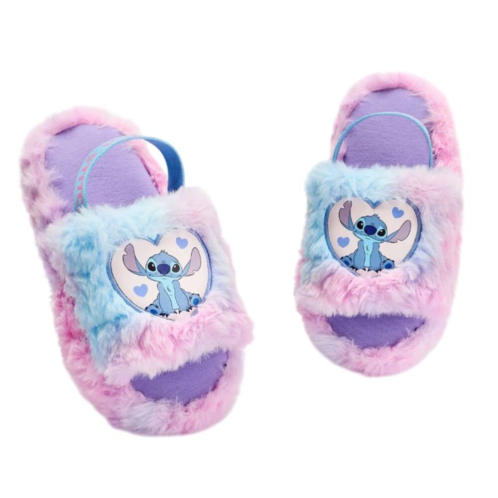 Lilo & Stitch Girls Stitch Fluffy Slippers / Multicolored